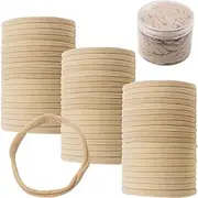 Qearl 60 Pack Soft Stretchy DIY Nylon Headbands Hair Bands Bows DIY Accessory for Newborn Baby Girls with Box