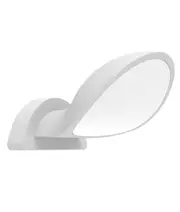 Opava White Exterior LED Wall Light