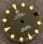 Original TUDOR SUBMARINER Dial NEW old stock Matte Black patina