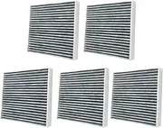 Car Cabin Air Filter，Compatible For Toyota ，Corolla 2019-2024 Auto Filters Carbon Fiber CF12157 87139-0E040 87139-0R030 87139-26010(5pc)