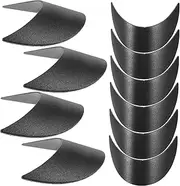 [WOFASHPURET] Replacement Hat Curving Bands 10 Pack Sun Hat Fan Peaked Cap Brims for Children Black