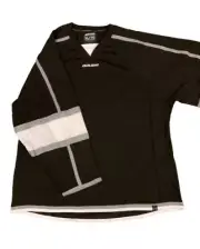 NWT Bauer 900 Series Senior Hockey Jersey Black White Silver XL