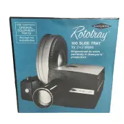 Sealed Sawyer's Rototray Rotary Projector Slide Tray 100 2x2 Sealed