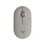 Logitech 910-006665 Pebble M350 Modern, Slim, Silent Wireless and Bluetooth Mouse - Sand