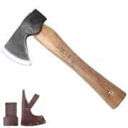 Short Wood Handle Small Woodsman Hatchet Axe Mini Tomahawk Bushcraft Forest Camp