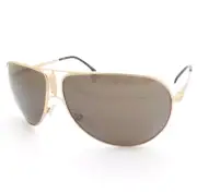 Carrera Gipsy 65 AOZ70 Matte Gold Brown New Sunglasses Authentic