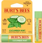Burt'S Bees 100% Natural Origin Moisturising Lip Balm, Cucumber Mint with Bee...