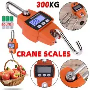 Mini Crane Scale 300kg 0.1kg LCD Digital Electronic Hook Hanging Scale Portable