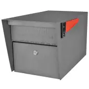 Mail Boss Post-Mount Mailbox High Security Reinforced System Locking Granite
