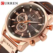 Curren Military Quartz Mens Watches Luxury Leather Watch Sport Wrist Watch New