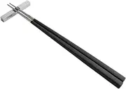 Kube Chopsticks + Chopsticks Rest Set, Black Silver KU39