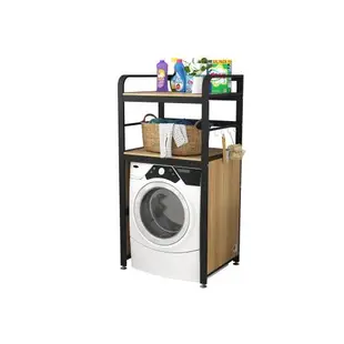洗衣機置物架陽臺上方省空間衛生間烘干機廚房雙層洗碗機收納架