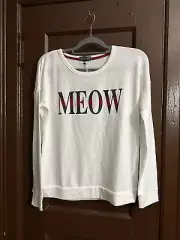 P.J. Salvage Womens Meow Pajama Sweater