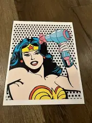Inspirational Superhero Art Print Photo Nursery, Bedroom, Playroom Wonder Woman