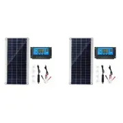 2X 10W Flexible Solar Panel Solar Cells for Car RV Boat Home Roof Van7991
