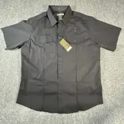 5.11 Tactical Shirt Men Size 2XL XXL Tall Black Taclite PDU BClass Short Sleeve