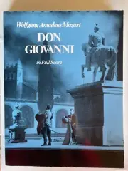 DON GIOVANNIN in Full Score, Wolfgang Amadeus Mozart
