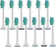 Spendeal 12 Pack Replacement Toothbrush Heads Compatible With Philips Sonicare Electric Toothbrush, Whitening Teeth fits Philips Sonicare Replacement Brush Head