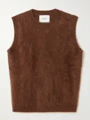 [LISA YANG] LISA YANG - Ebby Brushed-cashmere Vest - Brown - 0 0 Brown