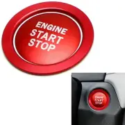 Aluminum Alloy For Toyota RAV4 Engine Start/Stop Push Start Cover & Ring Red / (for: Toyota)