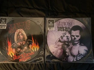 Danzig Black Laden Crown + Skeletons Sealed Vinyl Picture Discs Misfits Samhain