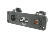 Hulk Triple Flush mount Housing 50a Ando Style Plug Acc Socket