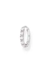 Thomas Sabo Single Hoop Earring Pink Stones Silver TCR664