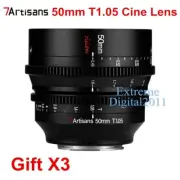 7artisans 50mm T1.05 Large Aperture ED Cine Lens for Leica L CL SL2 Sigma FP S1H