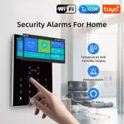 Smart Home Alarm System Wireless Alarm With Temperature Humidity Display Alarms