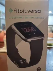 Fitbit Versa Lite Smartwatch GPS Charcoal/Silver Aluminum