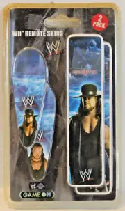 The Undertaker WWE Wii Nunchuk & Remote Skins Decal Sticker 2 Each New Sealed
