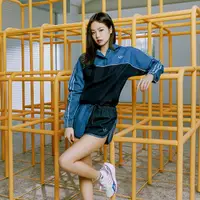 在飛比找PChome24h購物優惠-ADIDAS DENIM SHORTS 女 短褲-GM537