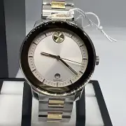Movado Bold Verso IP Watch with Silver-Tone Dial