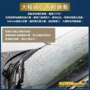 【美國SilBlade】Ford Focus MK4．Kuga MK3 專用(Flex軟骨超撥水矽膠雨刷)