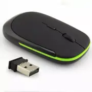 Slim Wireless Mouse Silent USB Mice 2.4GHz Adjustable DPI For Laptop PC Desktop