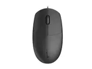 RAPOO N100 Wired USB Optical 1600DPI Mouse Black - No Driver Required/ Designed for Notebook Laptop Desktop PC MOD - N1162