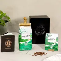 在飛比找蝦皮購物優惠-星巴克 阿爾薩西亞莊園咖啡豆禮盒 贈買一送一卷8張