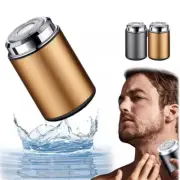 Washable Electric Beard Razor with Automatic 2-in-1 Portable Mini Capsule Shaver