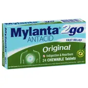 Mylanta 2Go Antacid Original 24 Tablets