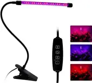 Luces LED Para Crecimiento De Plantas 20 LED Espectro Completo Con Temporizador