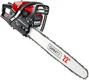 [GIANTZ] Chainsaw, 58cc Cordless Petrol Hand Power Chainsaws Chain Saw Home Garden Farm Tree Gear, With 2 Stroke Engine 20” Bar Cover Auto-throttle Locking E-Start