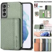 For Samsung S25 S24 S23 S22 S21 FE S20Note 20 Plus Ultra Case Wallet Card Holder