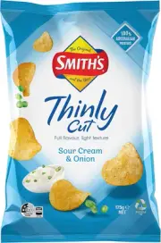 Smith'S Thinly Cut Sour Cream & Onion Potato Chips