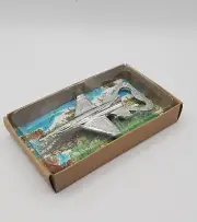 Silver Metal Collectible Plane Fighter Bottle opener Silver tone NIB