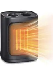 NEW!! COWSAR Portable Space Heater 1500W with Thermostat, Electric Space Heater