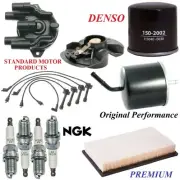Tune Up Kit Filters Cap Wire Spark Plugs For MAZDA 626 L4 2.0L AUTOMATIC 94-97