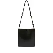 [Jil Sander] Jil Sander Tangle Leather Crossbody Bag ONE SIZE BLACK