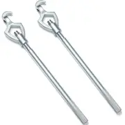 2 Pcs Fire Hydrant Wrench Adjustable, 1-1/2 to 3 20 Inch Multifunctional Hydr...