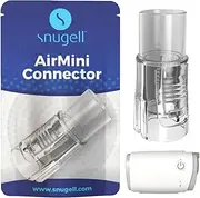 [Snugell] AirMini Hose Connector by ™ | Connect Any CPAP Hose and Mask to Resmed AirMini Device | Fits 15 mm and 22 mm Tubing Diameters | AirMini Machine Travel Adapter | For Standard and Slimline Tubing