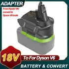 Battery Adapter Converter for Ryobi 18V to for Dyson V6/V7/V8 Vacuum Cleaner US